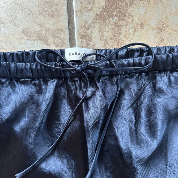 Artizia Babaton High Rise Crepe Pull On Maxi Consensus Skirt Black Size Small - Picture 3 of 8